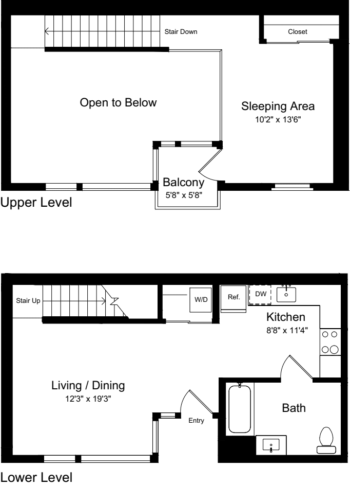 Loft BB floorplan