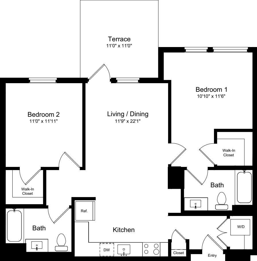 2 Bedroom BT