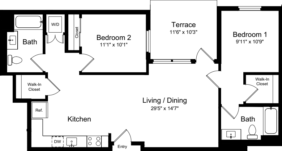 2 Bedroom CT