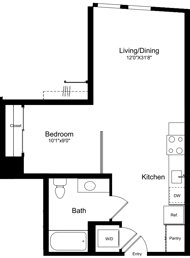 S1 - Angled floorplan