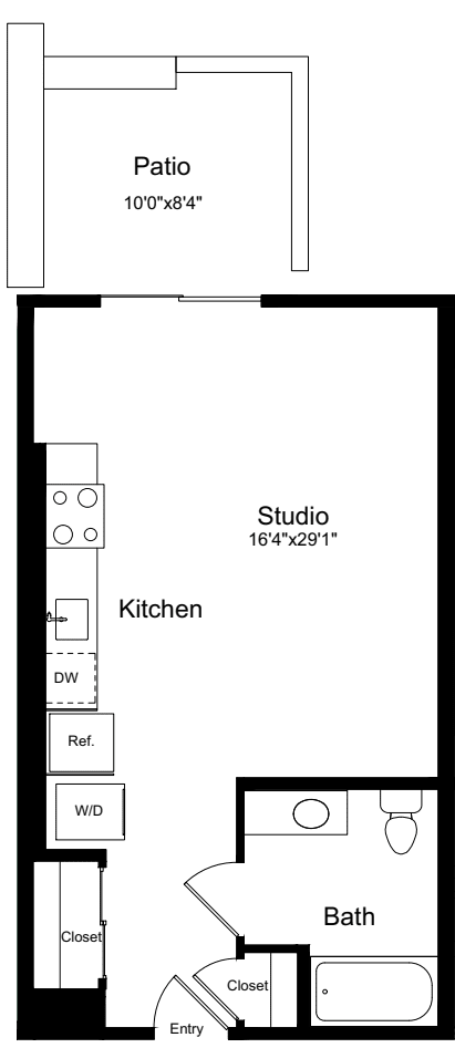 S2 with Patio floorplan