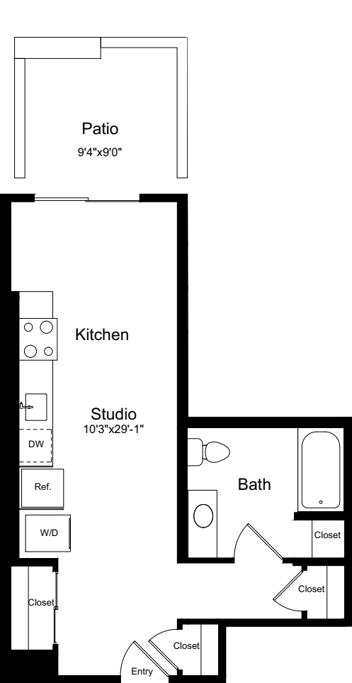 S3 with Patio floorplan