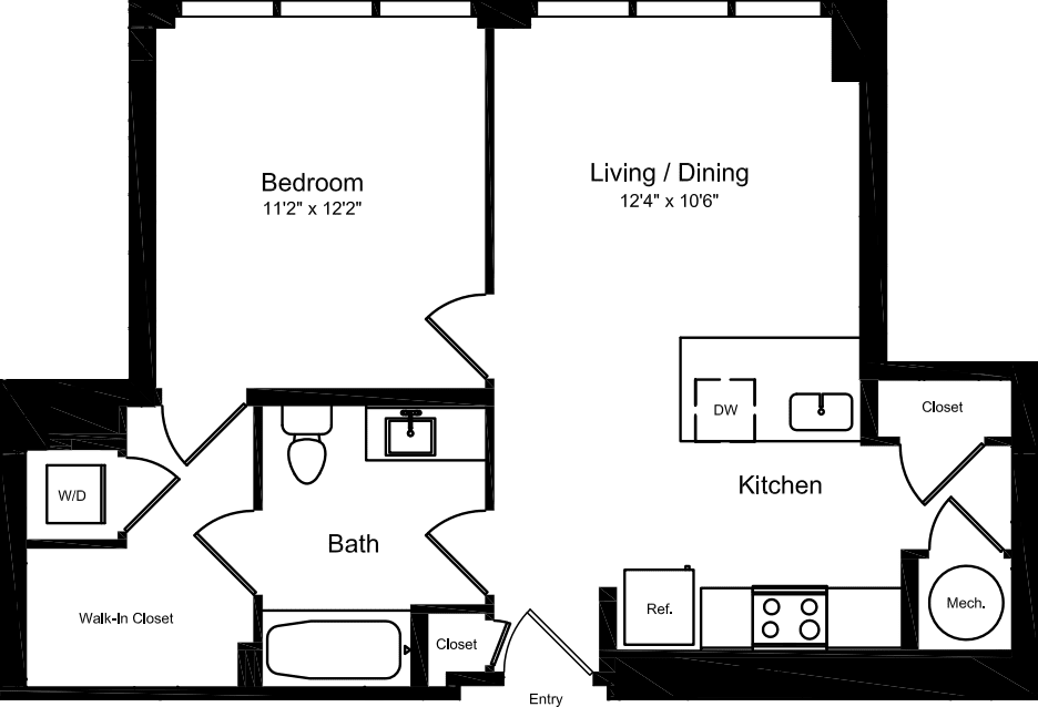 1C1 floorplan