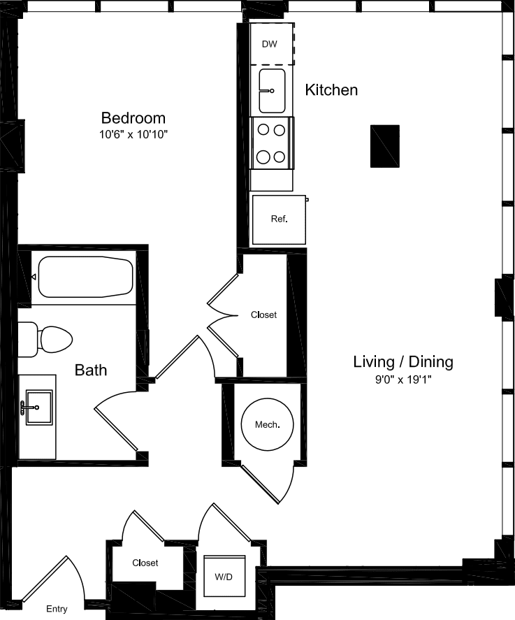1F floorplan