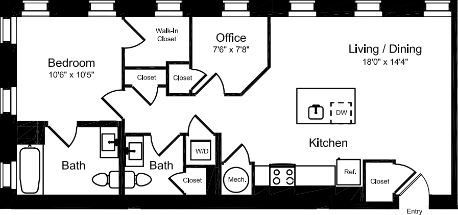 D1B floorplan