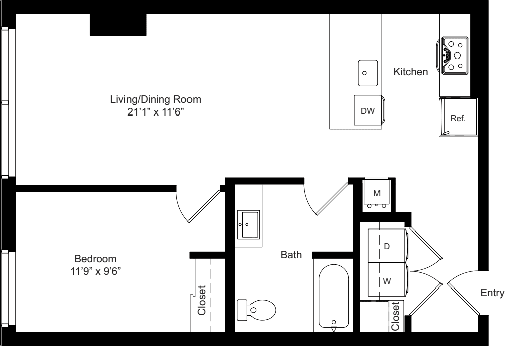 A3b Type A floorplan