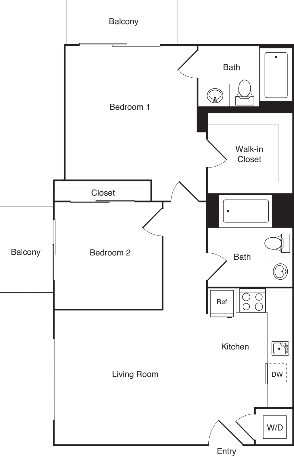 2 Bedroom K