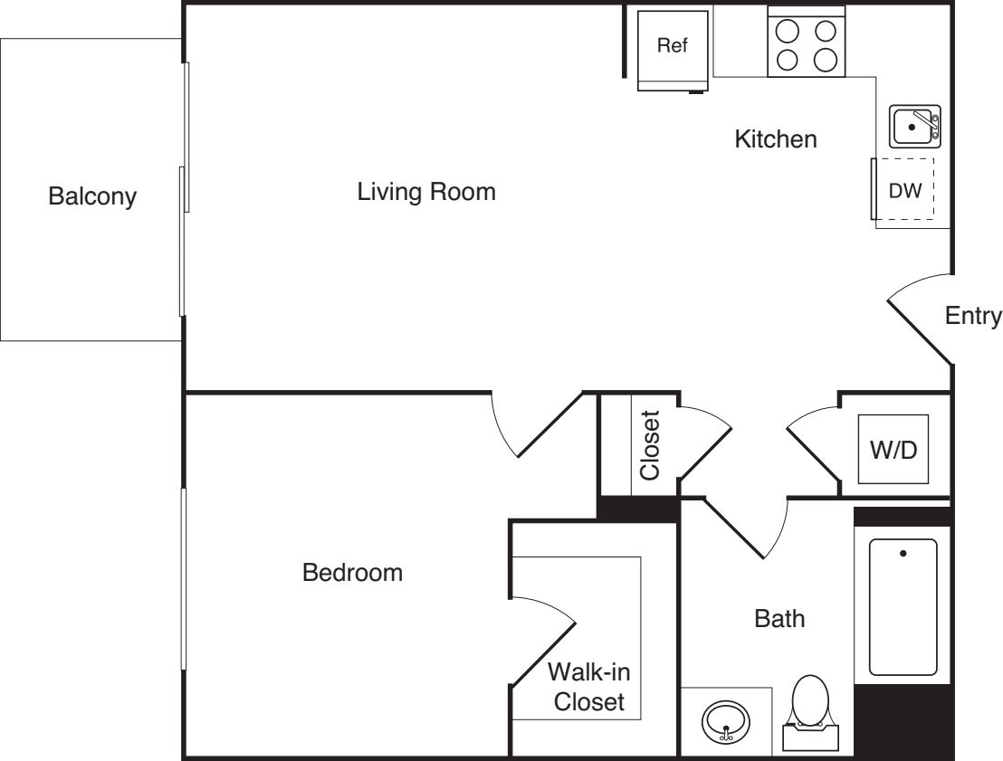 1 Bedroom E