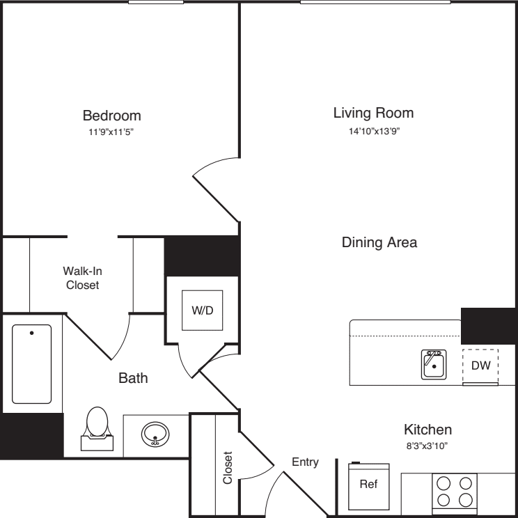 1 Bedroom H