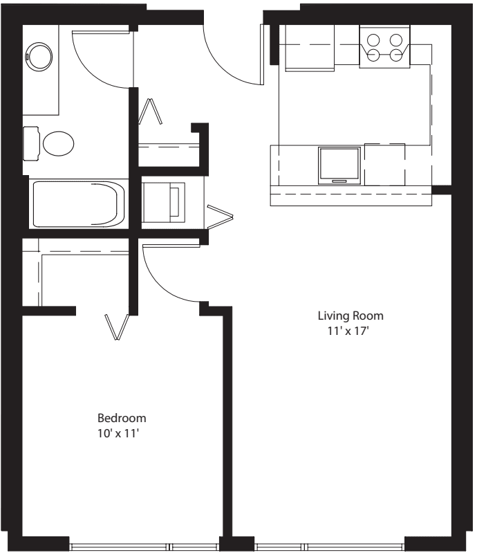 1 Bedroom F