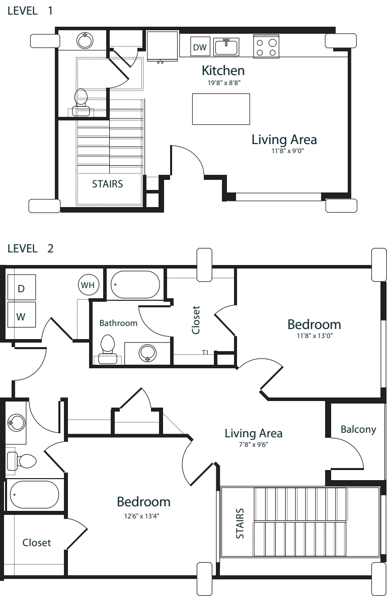 T1 floorplan