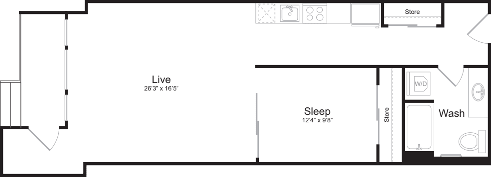 1 Bedroom C