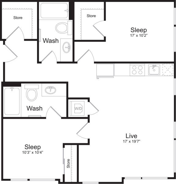 2 Bedroom B