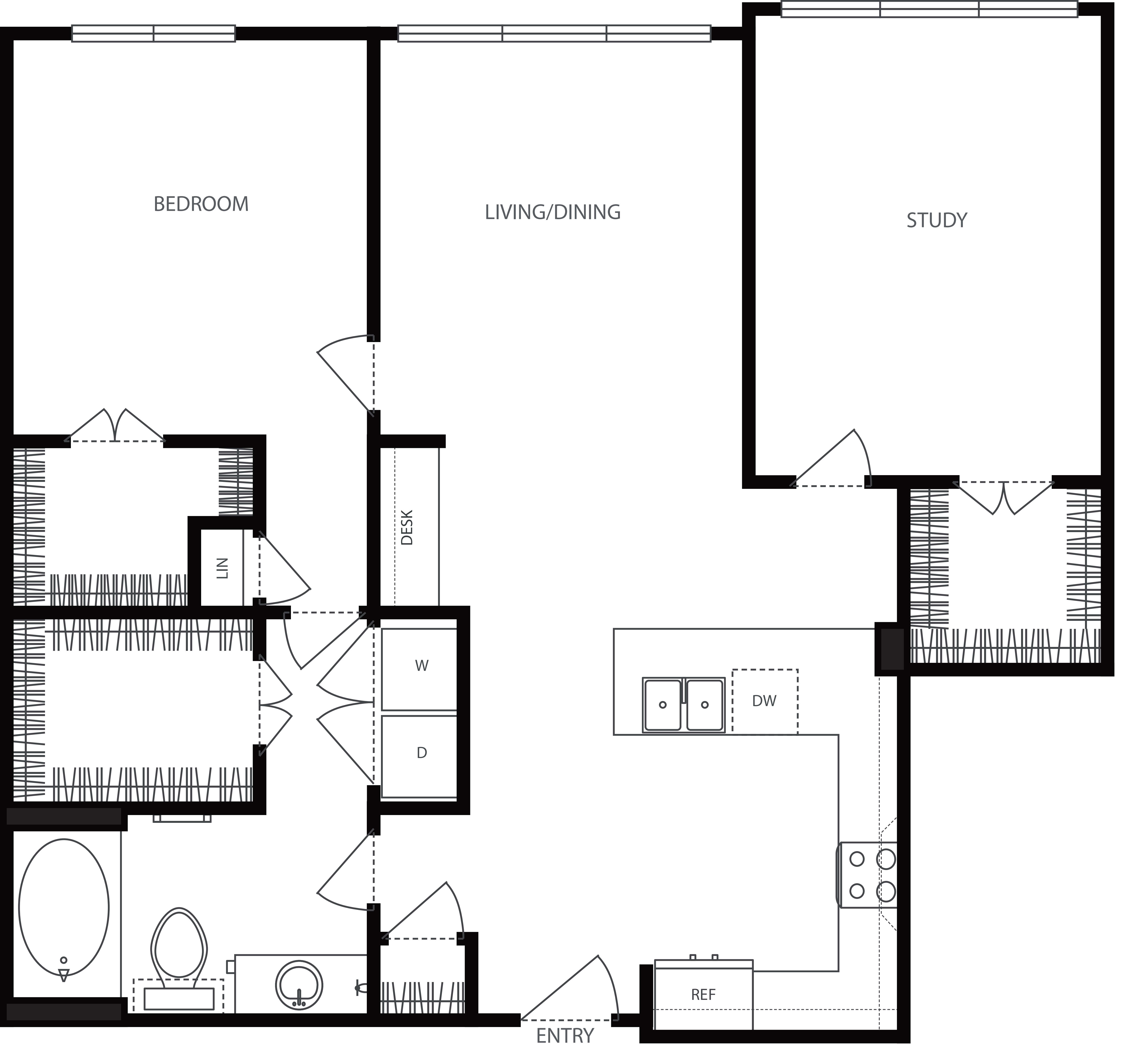 N floorplan