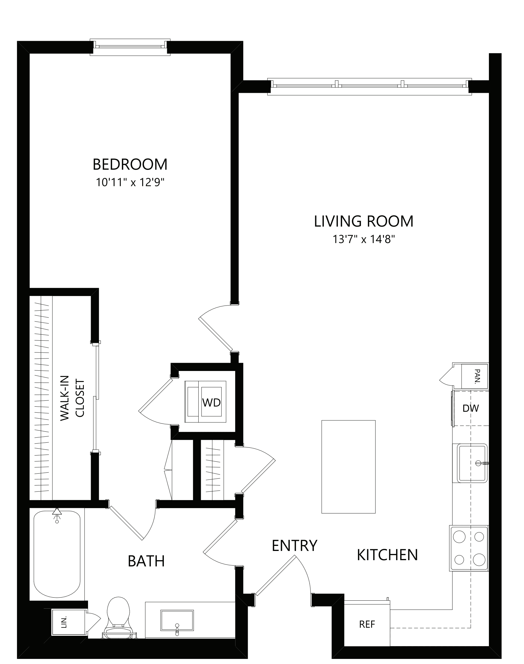 Huxley Apartments Redwood City 1355 El Camino Real