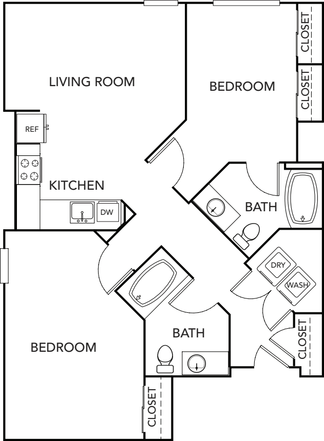 Lincoln D4A Type A floorplan