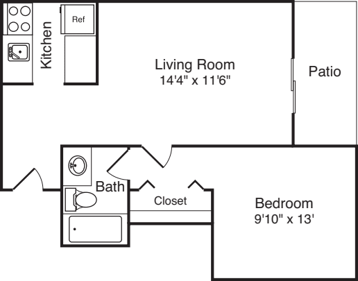 Plan 33 with Patio