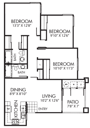 Three Bedroom