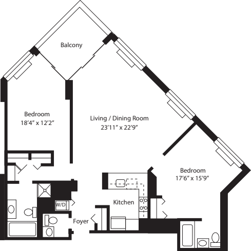 N floorplan