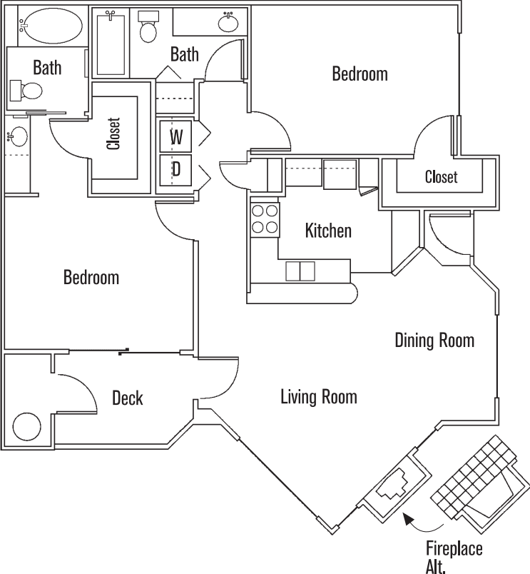Bach floor plan