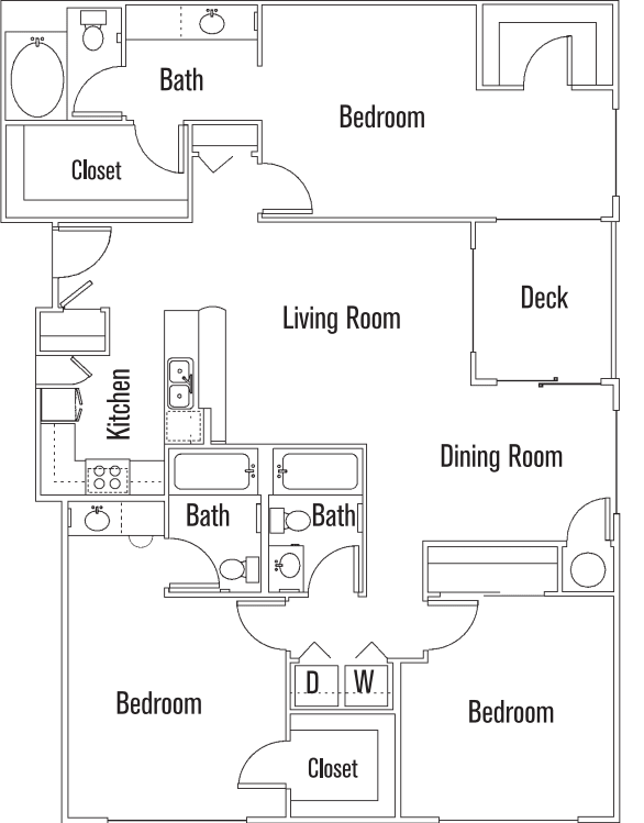 Beethoven floor plan