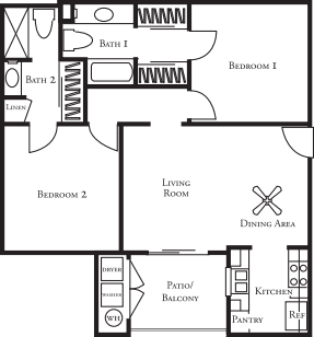 Twin Oaks floor plan