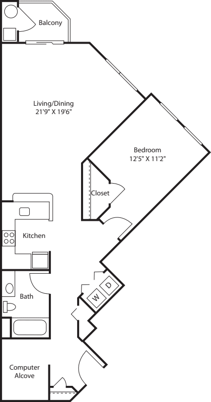 1C floor plan
