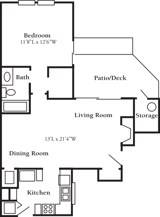 Alderwood I (2nd Floor) floor plan