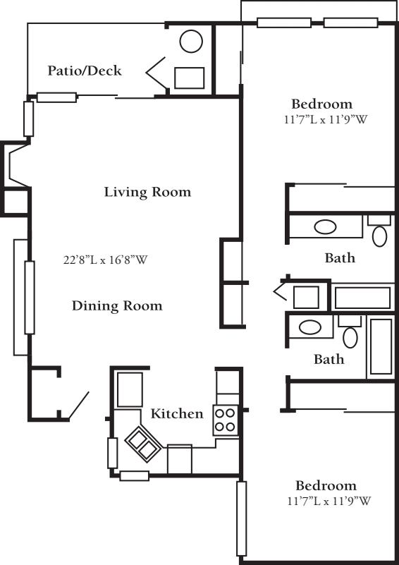 Driftwood I (First Floor) floor plan