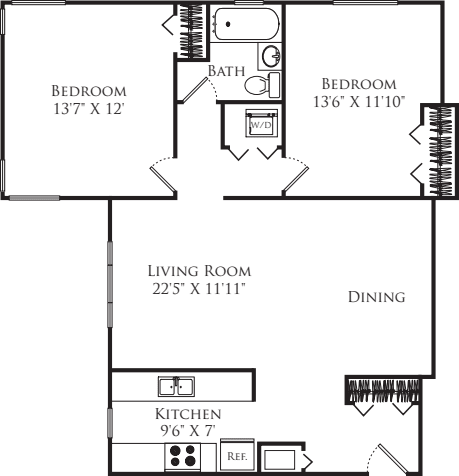 Washington floor plan