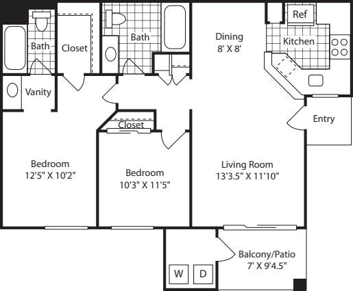 Corsica floor plan