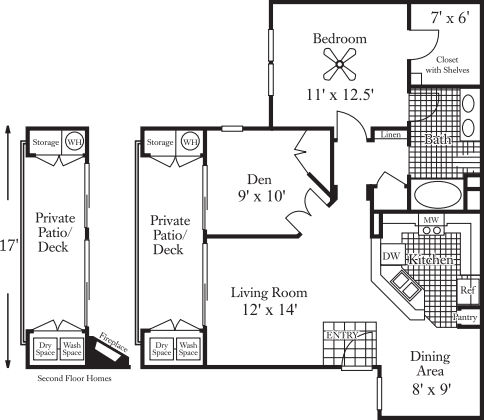 The Cascades floor plan