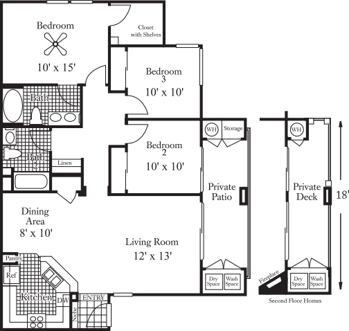Mt. Fuji floor plan