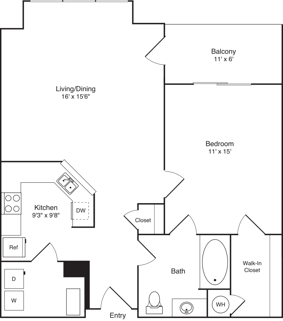1A floor plan