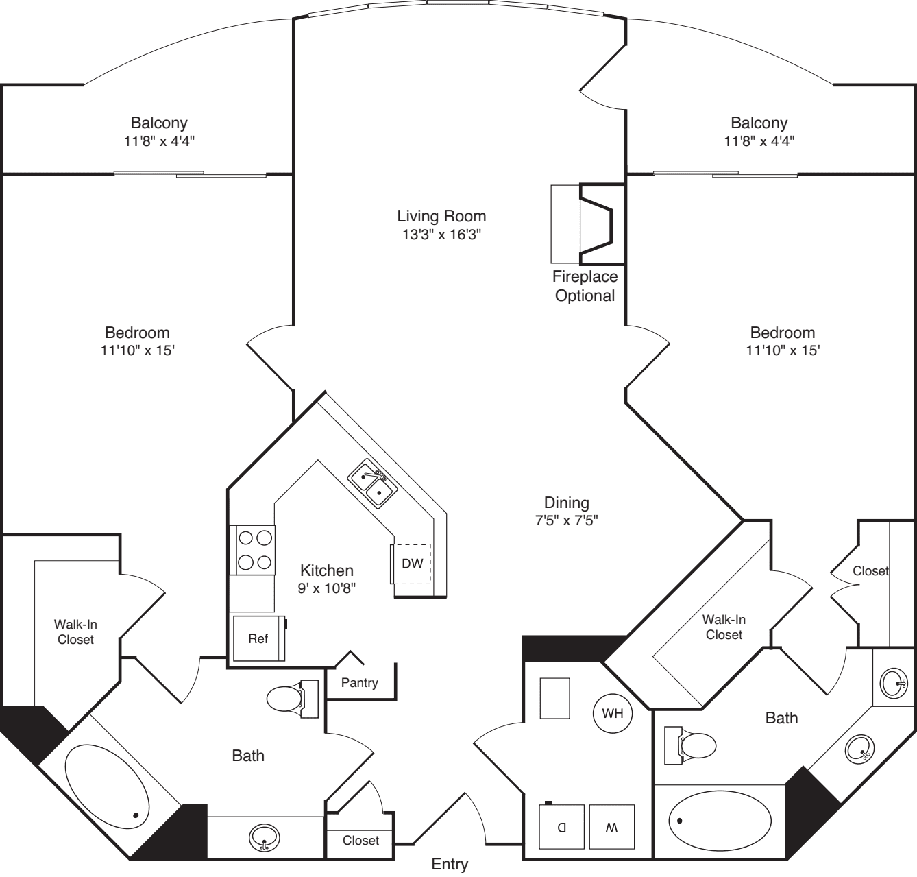 2C floor plan