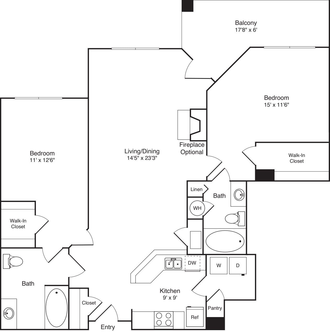 2D floor plan