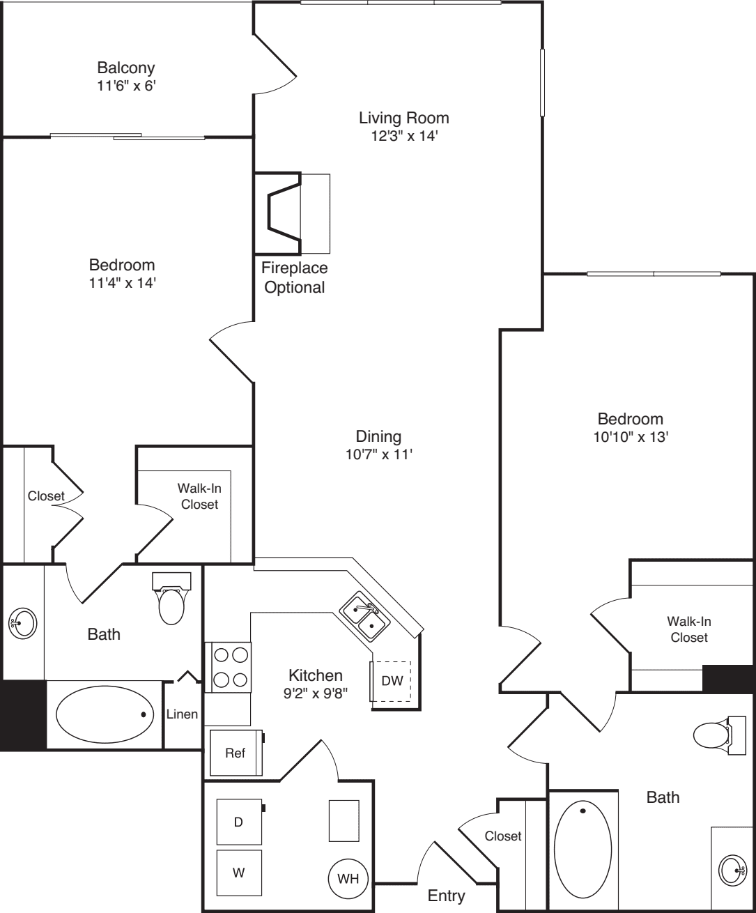 2EA floor plan