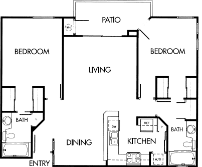 2B floor plan