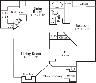La Playa floor plan