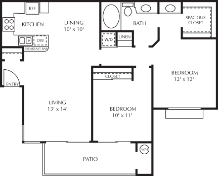 Loma Renovated floor plan