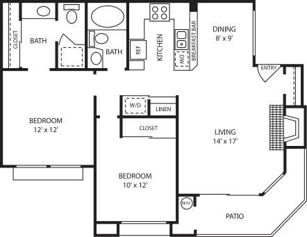 Palma Renovated floor plan