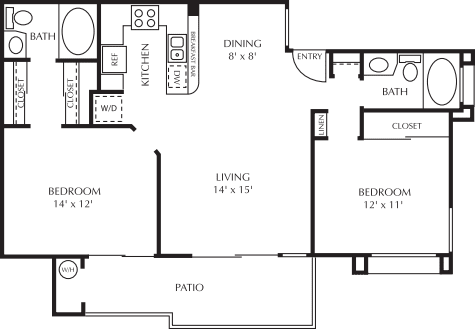 Rio Renovated floor plan