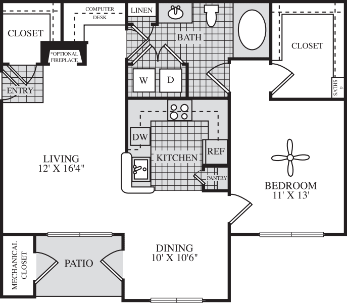Milan floor plan