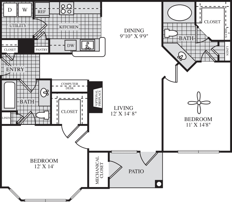 Paris floor plan