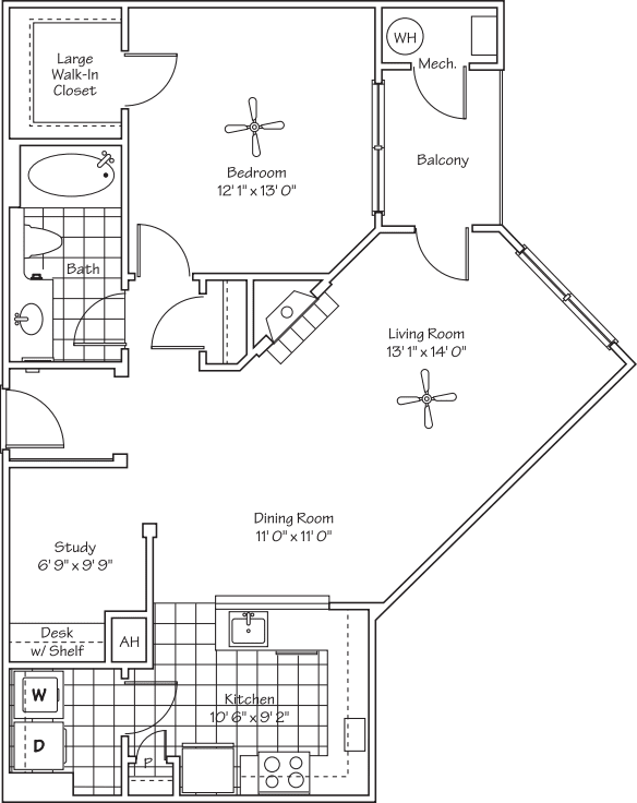 The Arrington floor plan