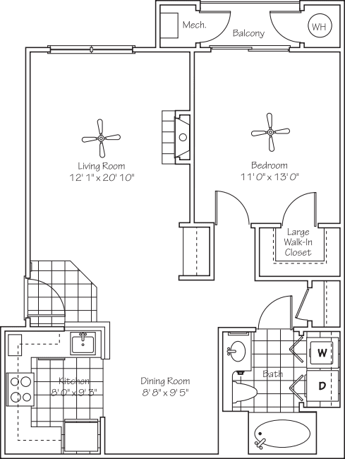 The Ashley floor plan