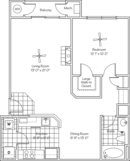 The Astoria floor plan
