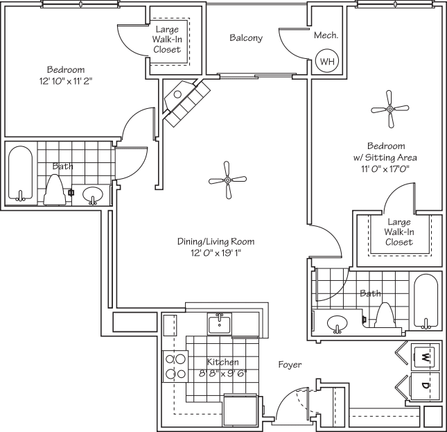 The Brookdale floor plan