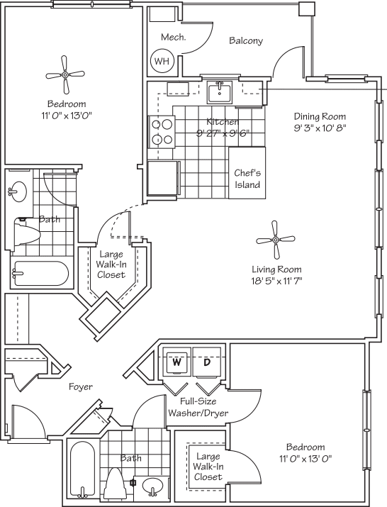 The Bingham floor plan