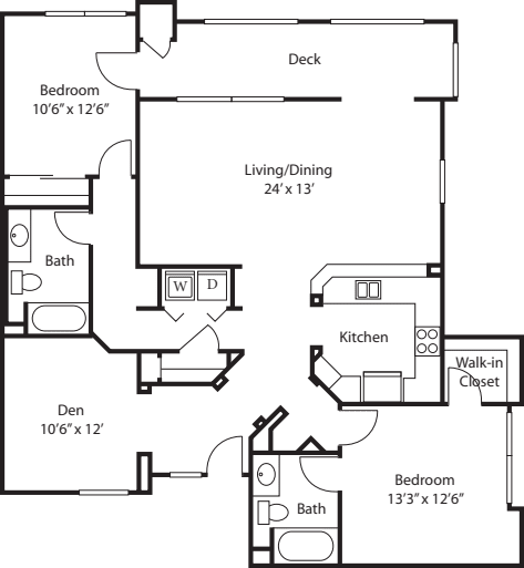 Gonara with Den floor plan